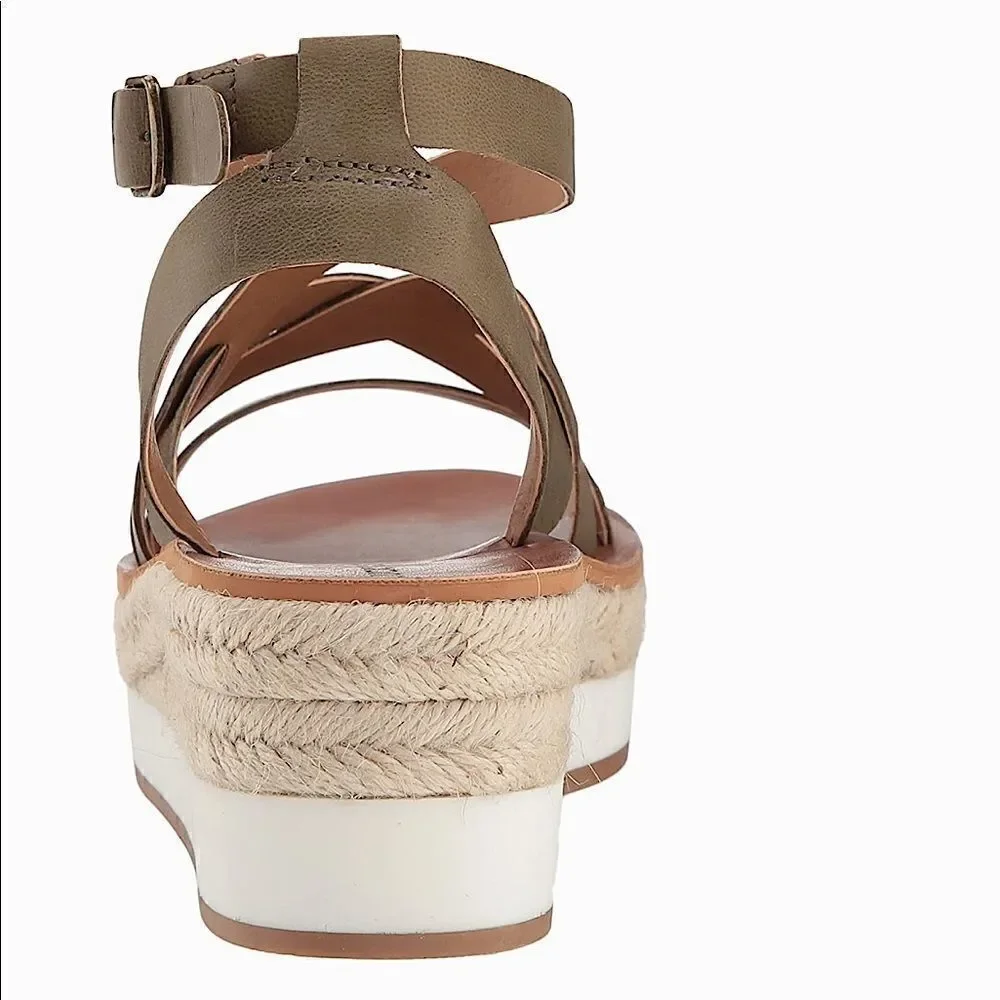 Lucky Brand Jasmei Leather Esapdrille Sandals